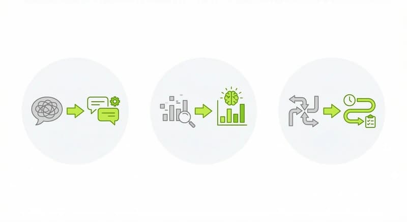 福岡の中小企業が直面するAI導入の課題と解決策のイメージ